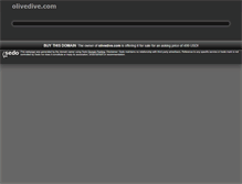 Tablet Screenshot of olivedive.com